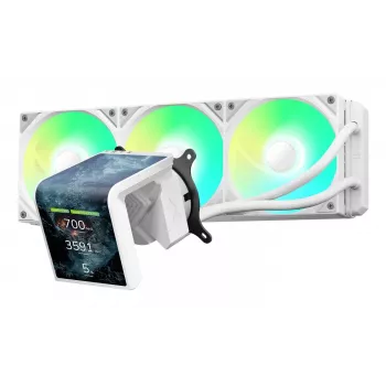 Vedelik CPU jahuti TRYX PANORAMA SE ARGB 360 3D-AMOLED-ekraan, 360mm radiaator