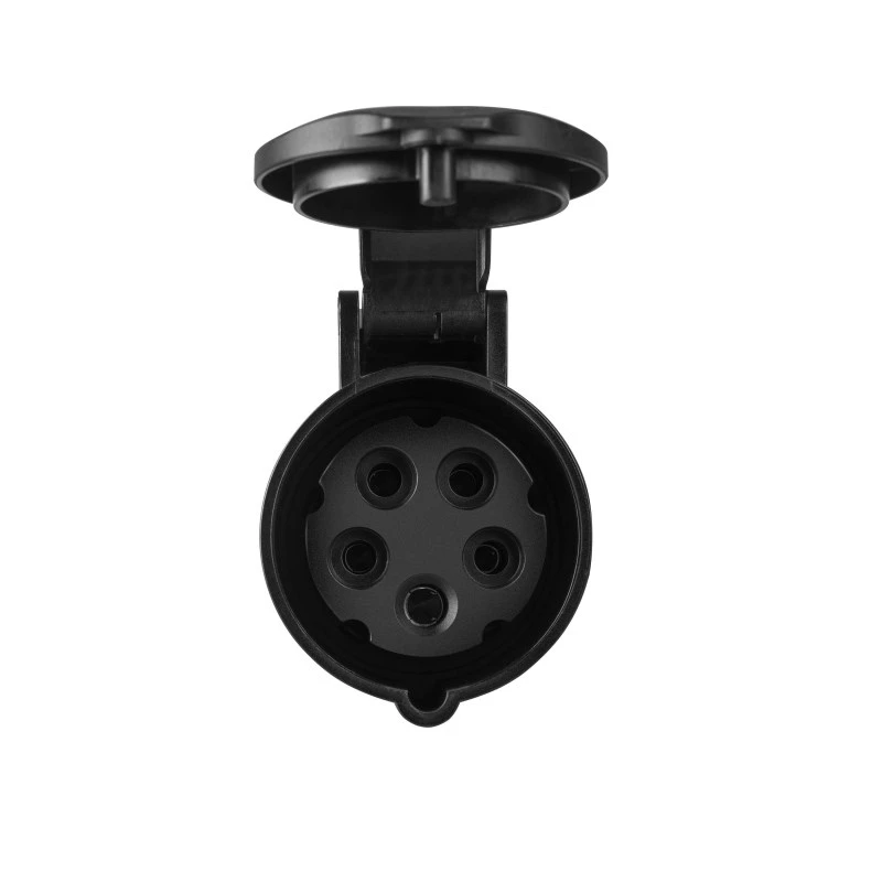 Elektrisõiduki laadimiskaabel roheline Cell EVAK01, Type 1 Schuko, 16 A, 230–400 V, 0,4 m, must