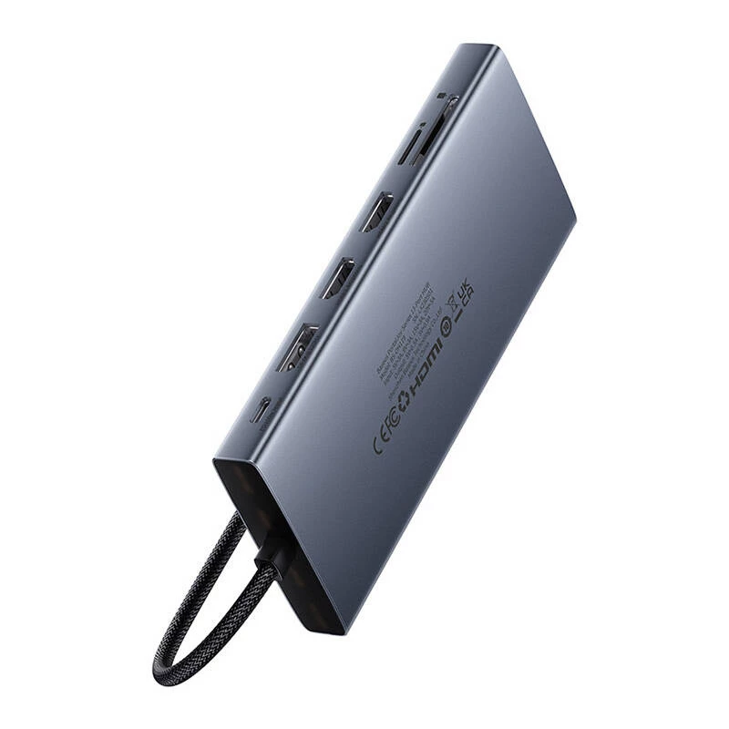Hub 13in1 Baseus PortalJoy USB-C to HDMI+DP+VGA+C+USB+PD+RJ45+SD/TF+3.5mm (hall)