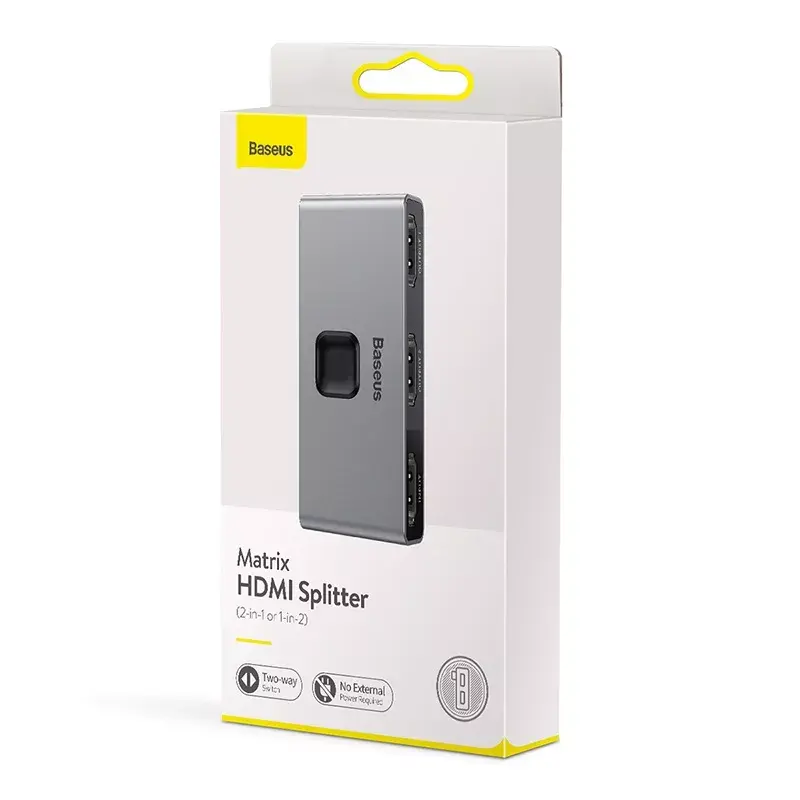 HDMI jaotur Baseus Matrix 4K HD jaotur hall