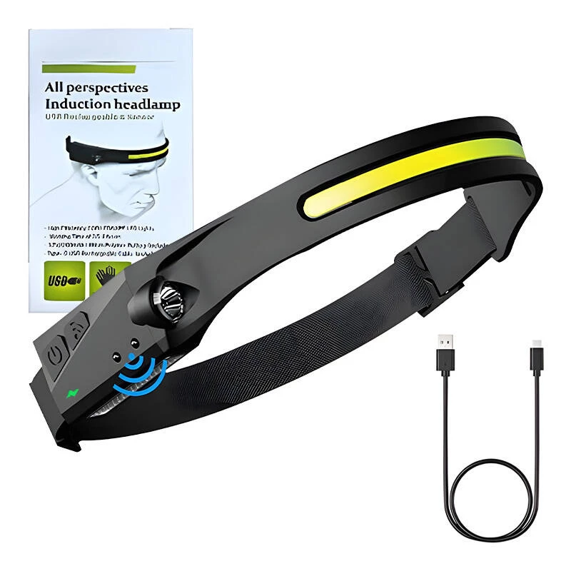 Pealamp Superfire HL65 120 lm USB-C laetav – käed-vabad LED-valgus