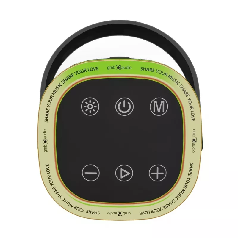 Kaasaskantav kõlar GEMBIRD SPK-BT-LED-06, Bluetooth, sisseehitatud LED, taaslaetav aku