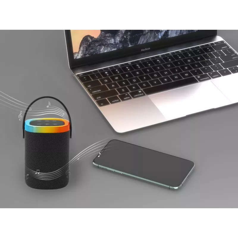 Kaasaskantav kõlar GEMBIRD SPK-BT-LED-06, Bluetooth, sisseehitatud LED, taaslaetav aku