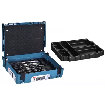 MAKITA PUURITERADE KOMPLEKT SDS + MEISLID 17tk. MAKPAC KOHVRIS