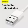 USB-kaabel Baseus Superior USB 2.0 1,5 m USB A USB C/Micro USB A/Lightning valge