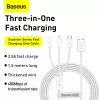 USB-kaabel Baseus Superior USB 2.0 1,5 m USB A USB C/Micro USB A/Lightning valge