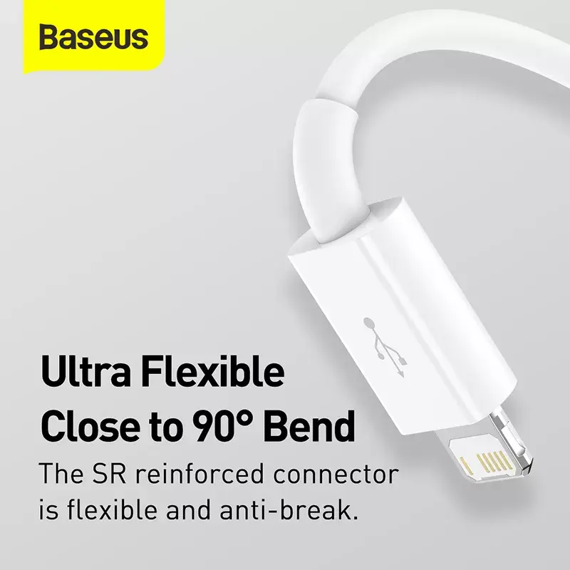 USB-kaabel Baseus Superior USB 2.0 1,5 m USB A USB C/Micro USB A/Lightning valge