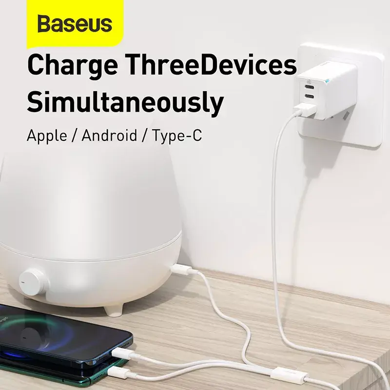 USB-kaabel Baseus Superior USB 2.0 1,5 m USB A USB C/Micro USB A/Lightning valge