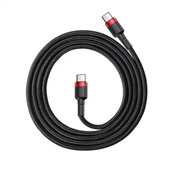 USB-kaabel Baseus Cafule 2m USB C Must Punane