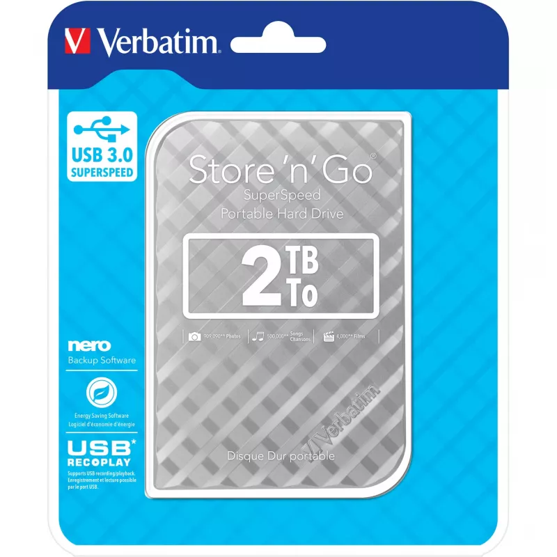 Store n GO 2TB USB 3.0 Hõbedane 53198