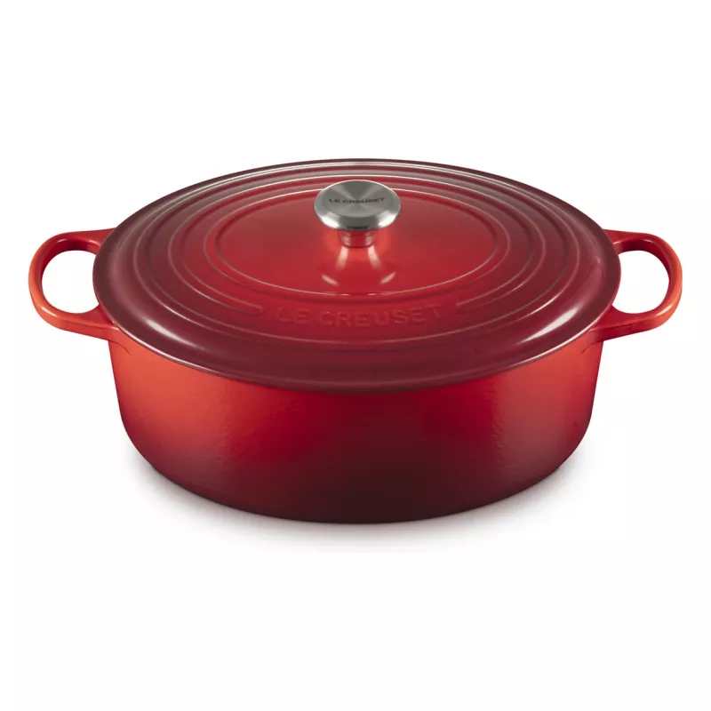 Le Creuset Signature ovaalne röstimispann Cherry Red 33 cm