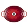 Le Creuset Signature ovaalne röstimispann Cherry Red 33 cm