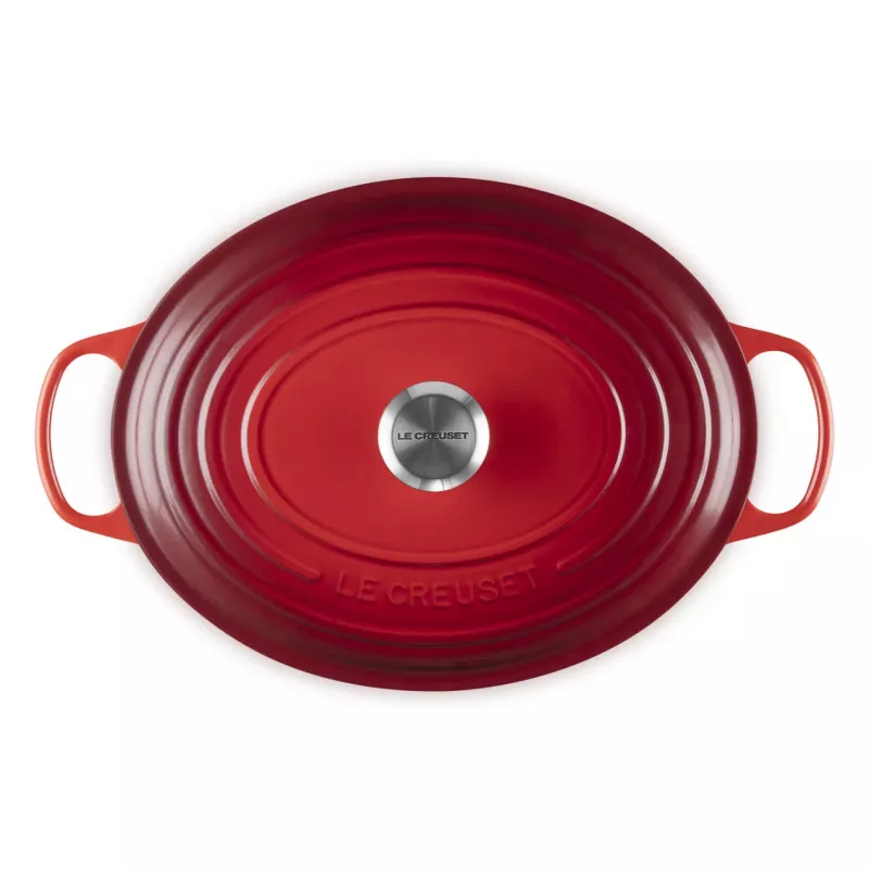 Le Creuset Signature ovaalne röstimispann Cherry Red 33 cm