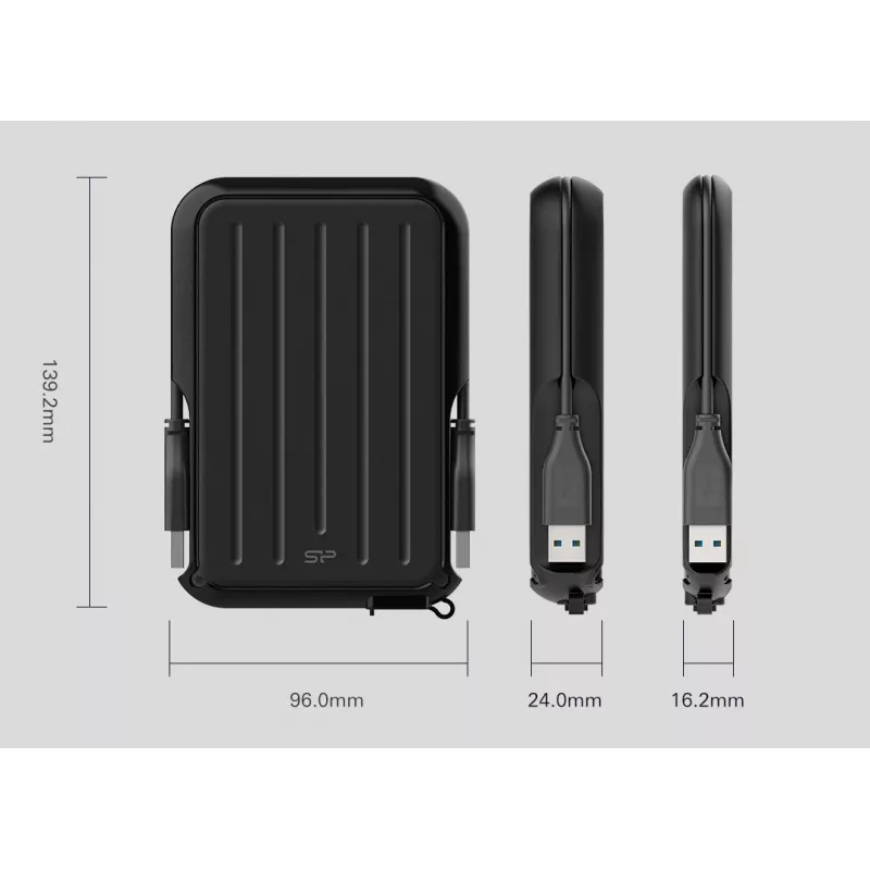 Silicon Power A66 väline kõvaketas 4TB USB Type-A 3.2 Gen 1