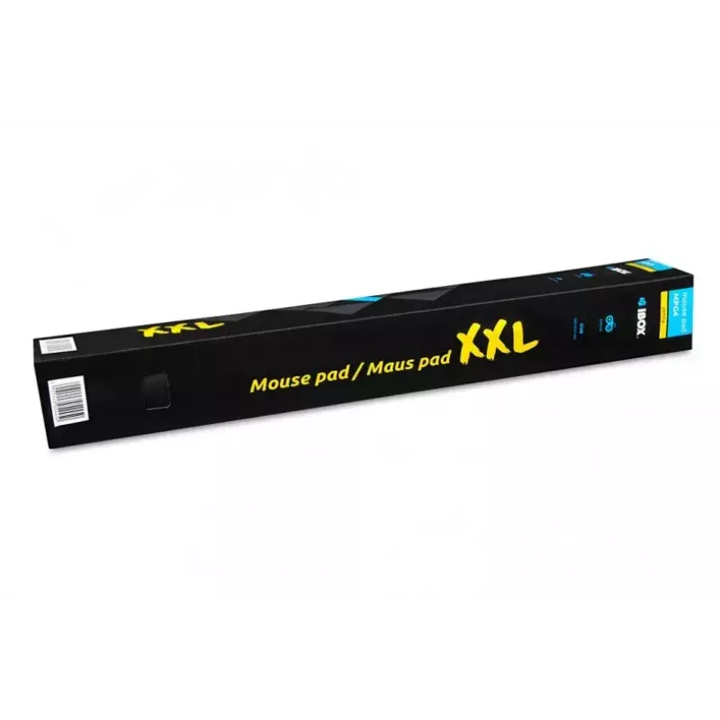Hiirematt IBOX AURORA Must mudel IMPG4 pikkusega 850 mm ja laiusega 580 mm, paksusega 3 mm
