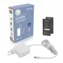 Vahelduvvooluadapter MITSU ZM/USBC45W 45W USB Type-C valge, ühe pordiga laadija