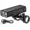 Rockbros jalgrattatuli akupanga funktsiooniga + USB-C–USB-A kaabel, 850 lm, must
