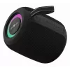 Mono kaasaskantav kõlar GEMBIRD GMB Audio SPK-BT-LED-05-BK — 8 W RMS, 6,6 cm draiver, Bluetooth, MicroSD tugi, must silinder