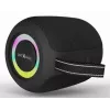 Mono kaasaskantav kõlar GEMBIRD GMB Audio SPK-BT-LED-05-BK — 8 W RMS, 6,6 cm draiver, Bluetooth, MicroSD tugi, must silinder