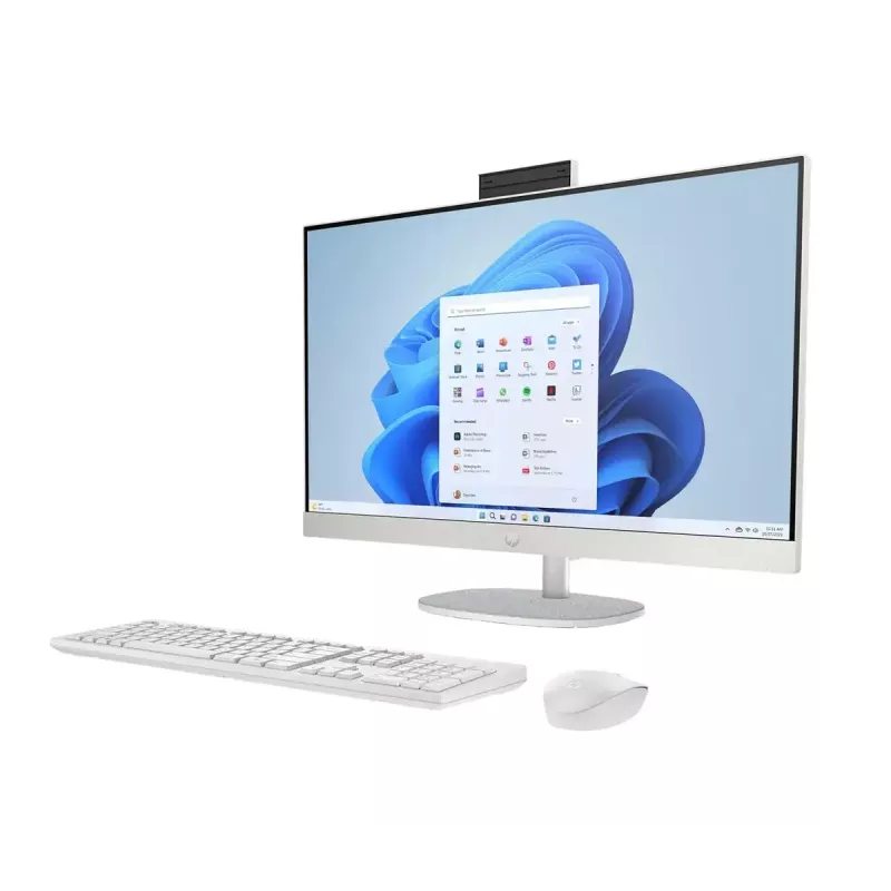 Kõik-ühes arvuti HP 27-cr0232nw — AMD Ryzen 5 7520U, 16 GB muutmälu, 512 GB SSD, 27-tolline FHD, Windows 11 Home, Wi‑Fi 6 (valge)