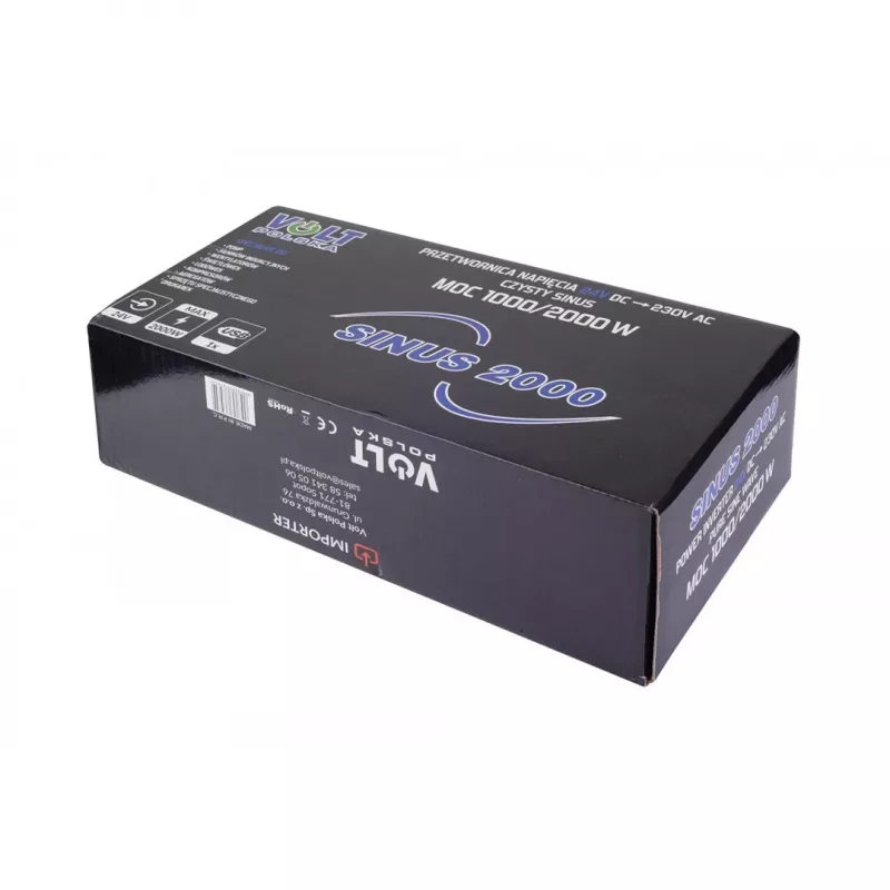 Toiteinverter SINUS SINUS-2000/24 — 2000W DC 24V vahelduvvooluks