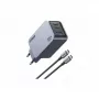UGREEN siseruumide laadija Nexode Pro 3-pordiline GaN PD kiirlaadija 2 USB USB-C