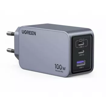 UGREEN siseruumide laadija Nexode Pro 3-pordiline GaN PD kiirlaadija 2 USB USB-C