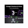 UGREEN siseruumide laadija Nexode Pro 3-pordiline GaN PD kiirlaadija 2 USB USB-C