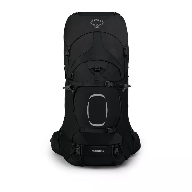 Seljakott Osprey Aether 65 — 65 L, nailon, must, 2.2 kg, 40 cm laius, meestele