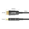 HDMI-kaabel UNITEK C11072BK-50M 50m 18 Gbit/s 2.0 Must