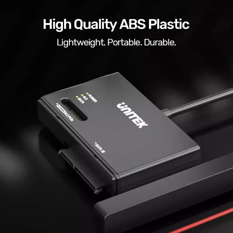 SSD korpus UNITEK S1232A01-EU must M.2/2,5-tolline/3,5-tolline 10 Gbit/s