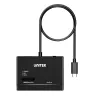SSD korpus UNITEK S1232A01-EU must M.2/2,5-tolline/3,5-tolline 10 Gbit/s