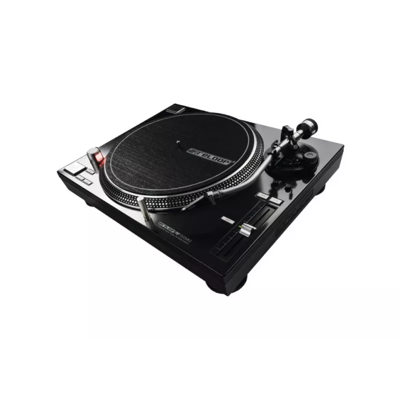 Otseajamiga DJ-plaadimängija Reloop RP-7000 MK2 — 33/45/78 p/min, S-kujuline toonivars, alumiiniumist pöördalus, must