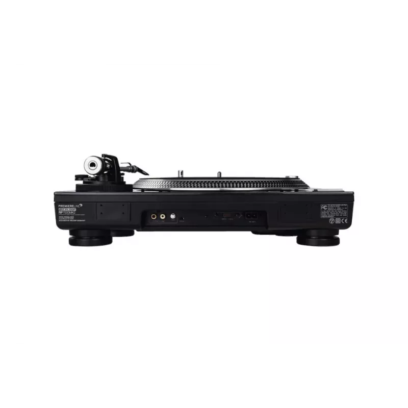 Otseajamiga DJ-plaadimängija Reloop RP-7000 MK2 — 33/45/78 p/min, S-kujuline toonivars, alumiiniumist pöördalus, must