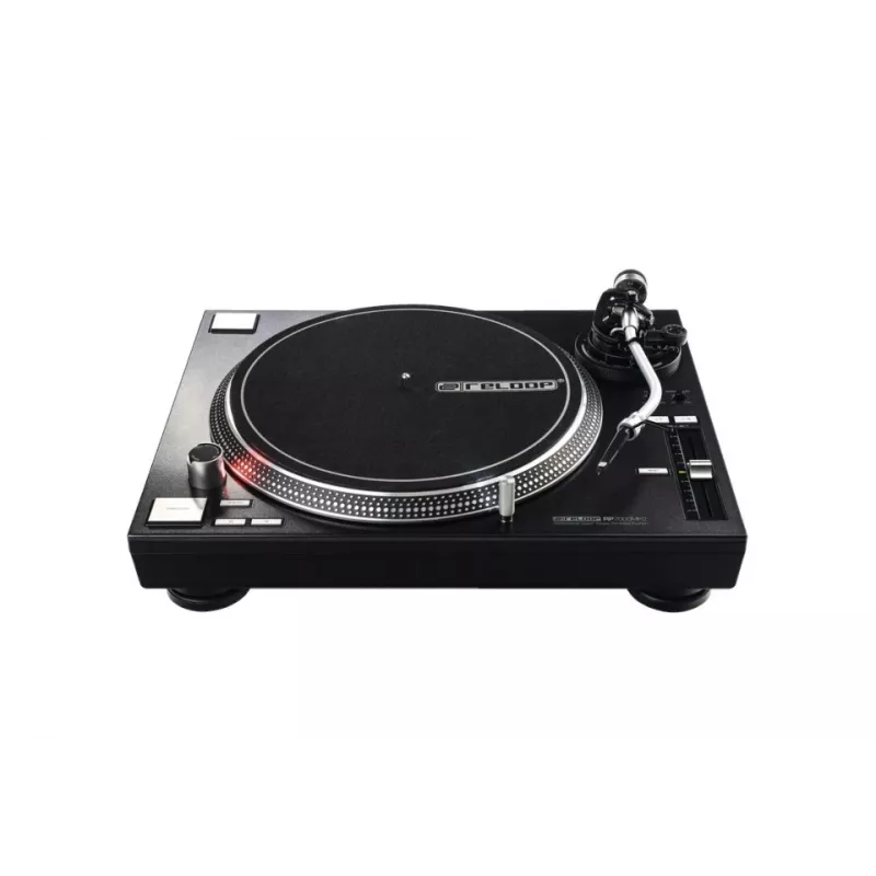 Otseajamiga DJ-plaadimängija Reloop RP-7000 MK2 — 33/45/78 p/min, S-kujuline toonivars, alumiiniumist pöördalus, must