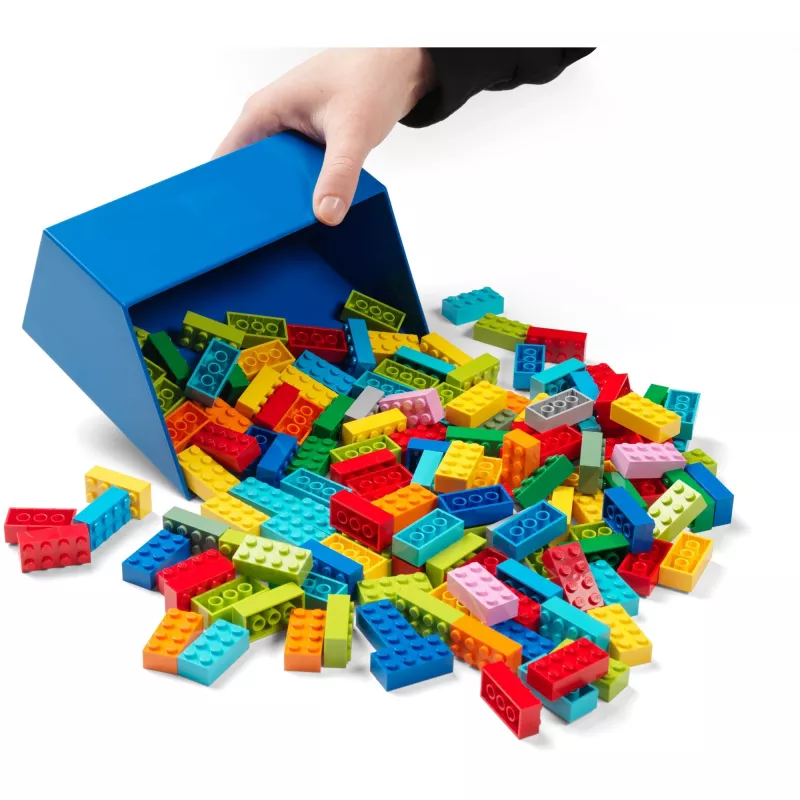 LEGO brick shovel 2-piece set , Storage Box Red/Blue
