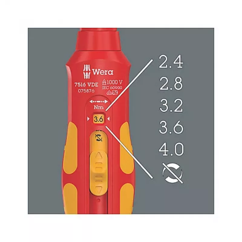 Wera 05075876001 mehaaniline momentvõti 2,4–4 N⋅m