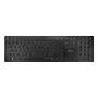 Juhtmevaba klaviatuur Cherry KW 9100 õhuke Portugal Must — 2,4 GHz ja Bluetooth, portugali QWERTY paigutus