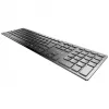 Juhtmevaba klaviatuur Cherry KW 9100 õhuke Portugal Must — 2,4 GHz ja Bluetooth, portugali QWERTY paigutus
