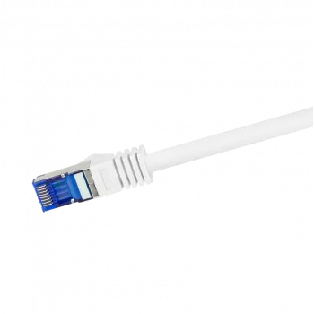 Logilink Professional Ultraflex - paigalduskaabel - RJ-45 (M) - RJ-45 (M) - 50 cm - 6 mm - S/FTP - Cat.7 toorkeebl (kaabel) / CAT 6a (pordid) - halogeenivaba, valatud, takerdumisvastane - valge, R