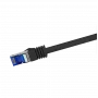 LogiLink C6A023S võrgukaabel must 0,5 m Cat6a S/FTP (S-STP) (C6A023S)