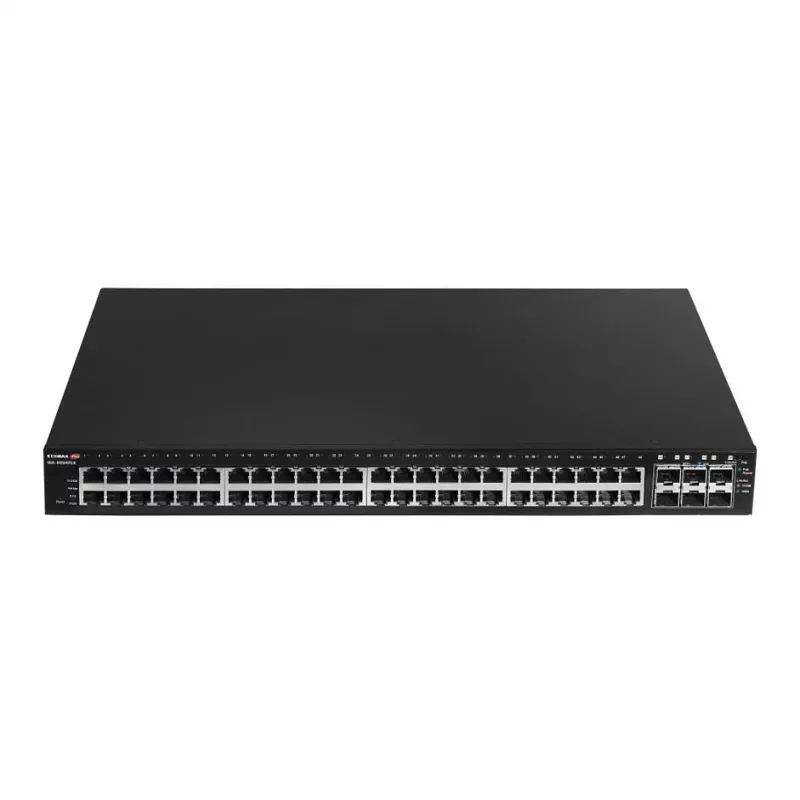 Switch EDIMAX IGS-5654PLX 54-Port Gigabit PoE+ koos 6x 10GbE SFP