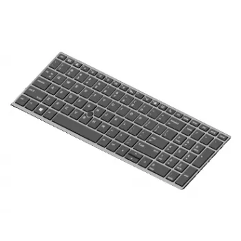 HP – asendusklaviatuur sülearvutile – taustvalgustusega – saksa – EliteBook 755 G5 (L14366-041)