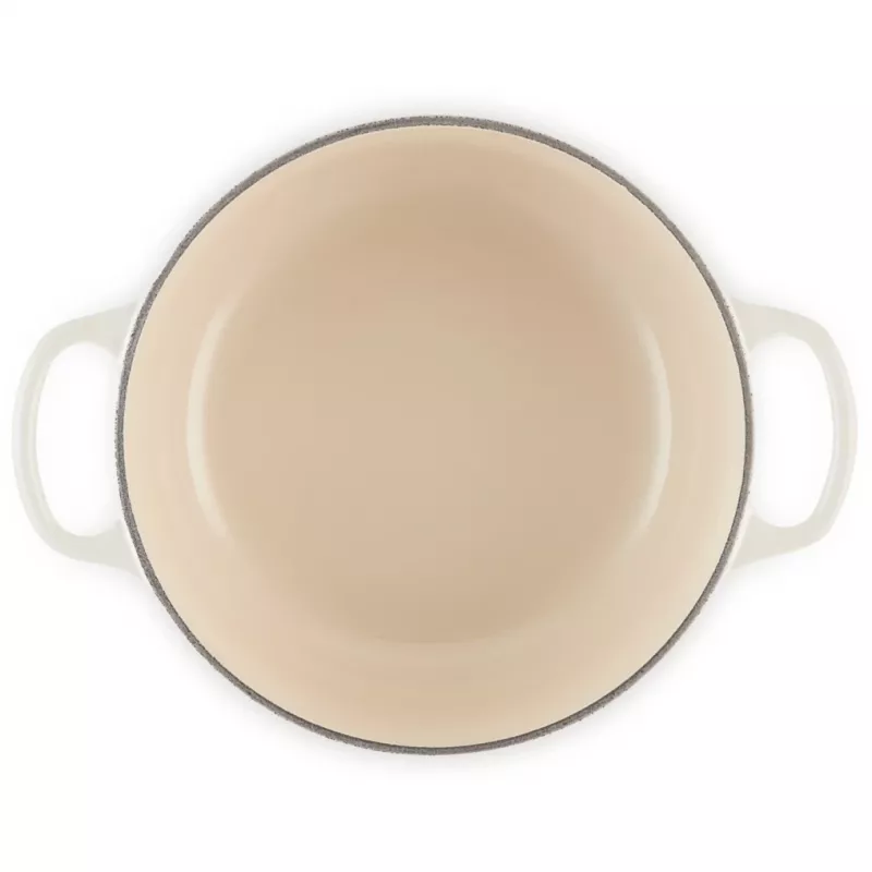 Le Creuset Signature’i ümmargune ahjuvorm 22 cm Meringue kreem (21177227164430)