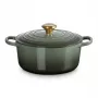 Le Creuset Signature Roaster ümmargune 24 cm tüümianiroheline