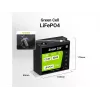 UPS aku roheline Cell GC-LFPGC12V20AH liitiumraudfosfaat 12,8 V 20 Ah, 256 Wh, 185x80x170 mm, 3 kg