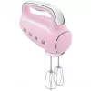 Smeg HMF01PKEU käsimikser 50ndate retrodisainis roosa