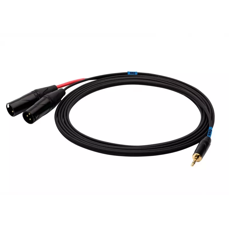 SSQ kaabel Jack Stereo 3.5 mm to 2x XLR Male MIXLR3 — 3 m audio kaabel