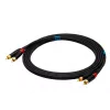 SSQ RCARCA3 - Kaabel 2x RCA - 2x RCA - 3 m, Must