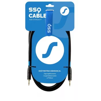 SSQ MIMI2 SS-1425 kaabel Mini Jack Stereo 3,5 mm - Mini Jack Stereo 3,5 mm 2 m Must
